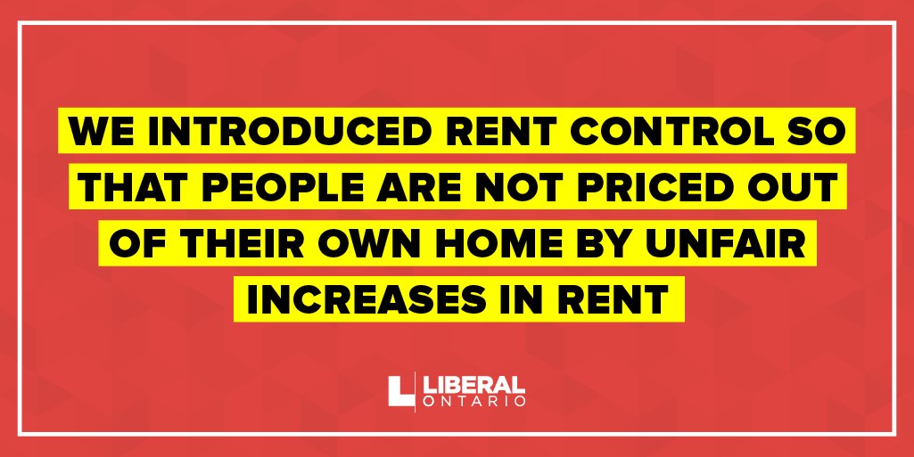 Renters deserve to know that they won’t be suddenly priced out of their own home. Ontario Liberals introduced rent control to protect people in #Barrie and #Innisfil from extreme and unpredictable rent hikes. #Onelxn