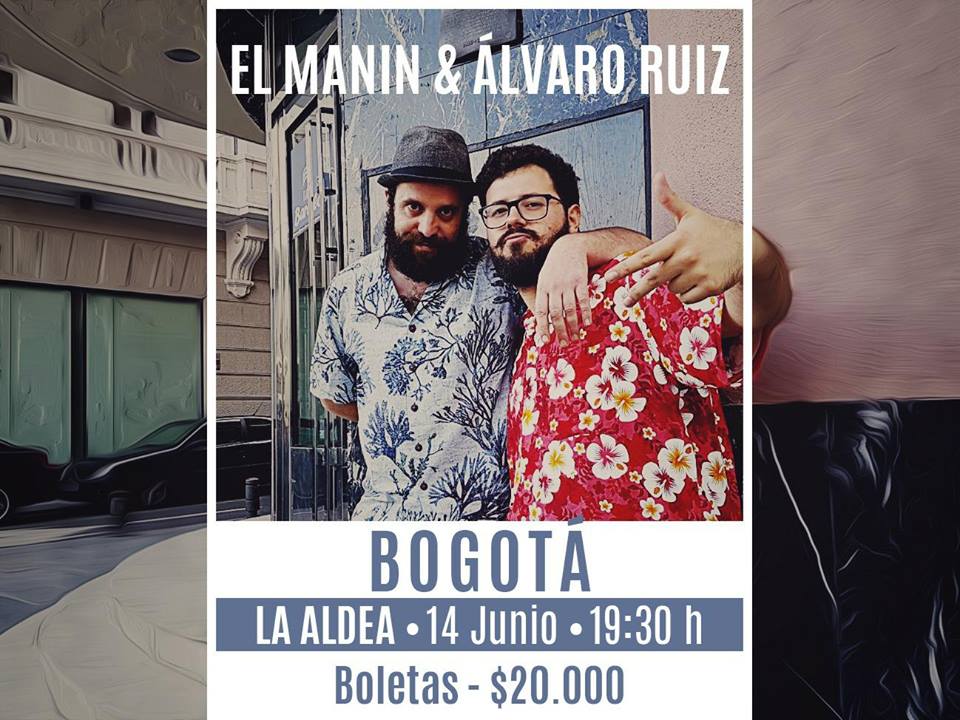 El 14 de junio tendremos un conciertazo muy especial. Parada en Bogotá de la gira latinoamérica de El Manin y Álvaro Ruiz. <a href="/ElManinOficial/">El Manin</a> laaldeanichocultural.wordpress.com/2018/06/04/14-…
