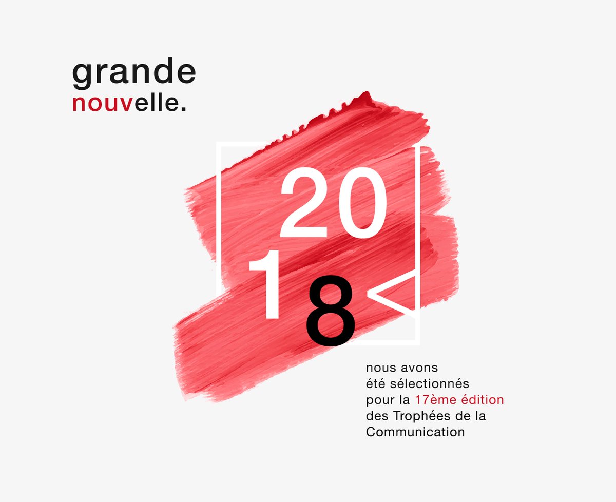 Blueberrysoff's tweet photo. Fiers d'être sélectionnés pour la 17ème édition des #TrophéesdelaCommunication #design #creation #strasbourg #agence #publicité #studio https://t.co/QDgtqQvaBq