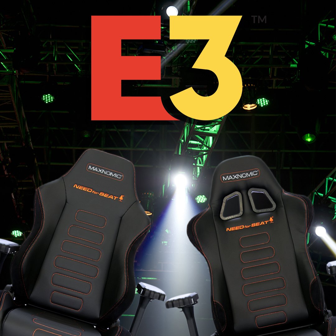 NEEDforSEAT's tweet photo. We're about a week from E3! What are you most pumped for? 🙌👍 #needforseat #monday #e3 #e3expo #e32018 #gamerpass #newreleases #LosAngelesConventionCenter https://t.co/T6m1W6jxX6