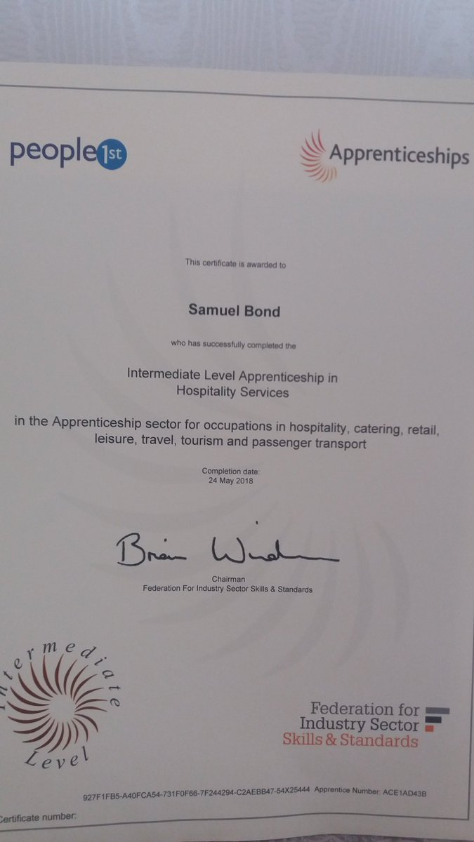 ruishtonpremier's tweet photo. Well done me! 🎉🎉 I have completed my level 2 apprenticeship! All that hard work has been worth it. Here's to level 3!  👍
#level2apprenticeship #Apprenticeship  
#hardworkpaysoff 
#level3hereicome 
@ruishtonpremier @Jade_PremierInn @SouthWestAreaPI @davidspensley https://t.co/r1xIXgn2B7