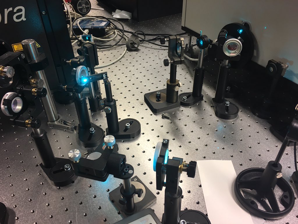 Transient absorption spectroscopy measurements at Tampere University of Technology, Finland.