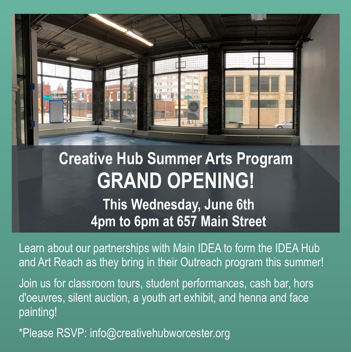 Creative Hub Worcester Inc. tweet media