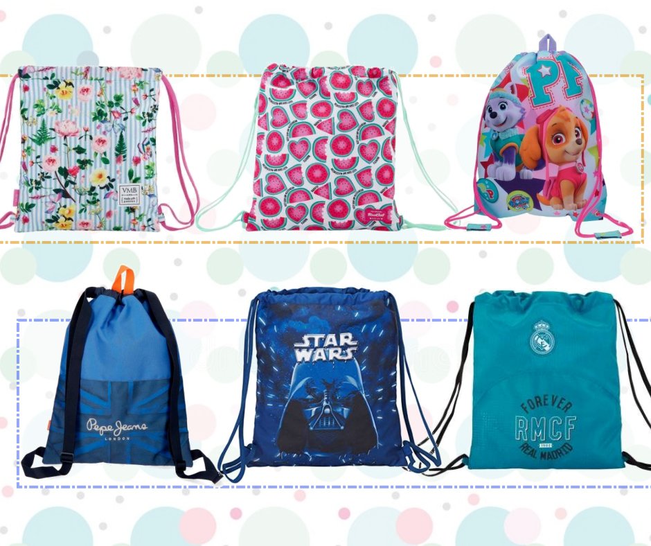 ¡Da la bienvenida a junio con nuestras mochilas saco más veraniegas! ☀🌊 Guarda todas tus cosas en ellas y disfruta de un paseo por la playa, el parque... 😊

➡🎒 Te dejamos el link directo, para que las encuentres todas: bit.ly/mochila-saco