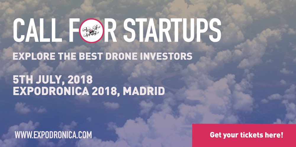 ExpoDronicaMAD's tweet photo. Be part of the best European Civil Drone Event! Show your ideas and projects with #drones! Enter  👇  and read about the competition rules and prizes at #Expodrónica2018. The deadline to receive your ideas is next 22nd June, 2018. https://t.co/EFIwv539MV https://t.co/OKZ0l3PNdD