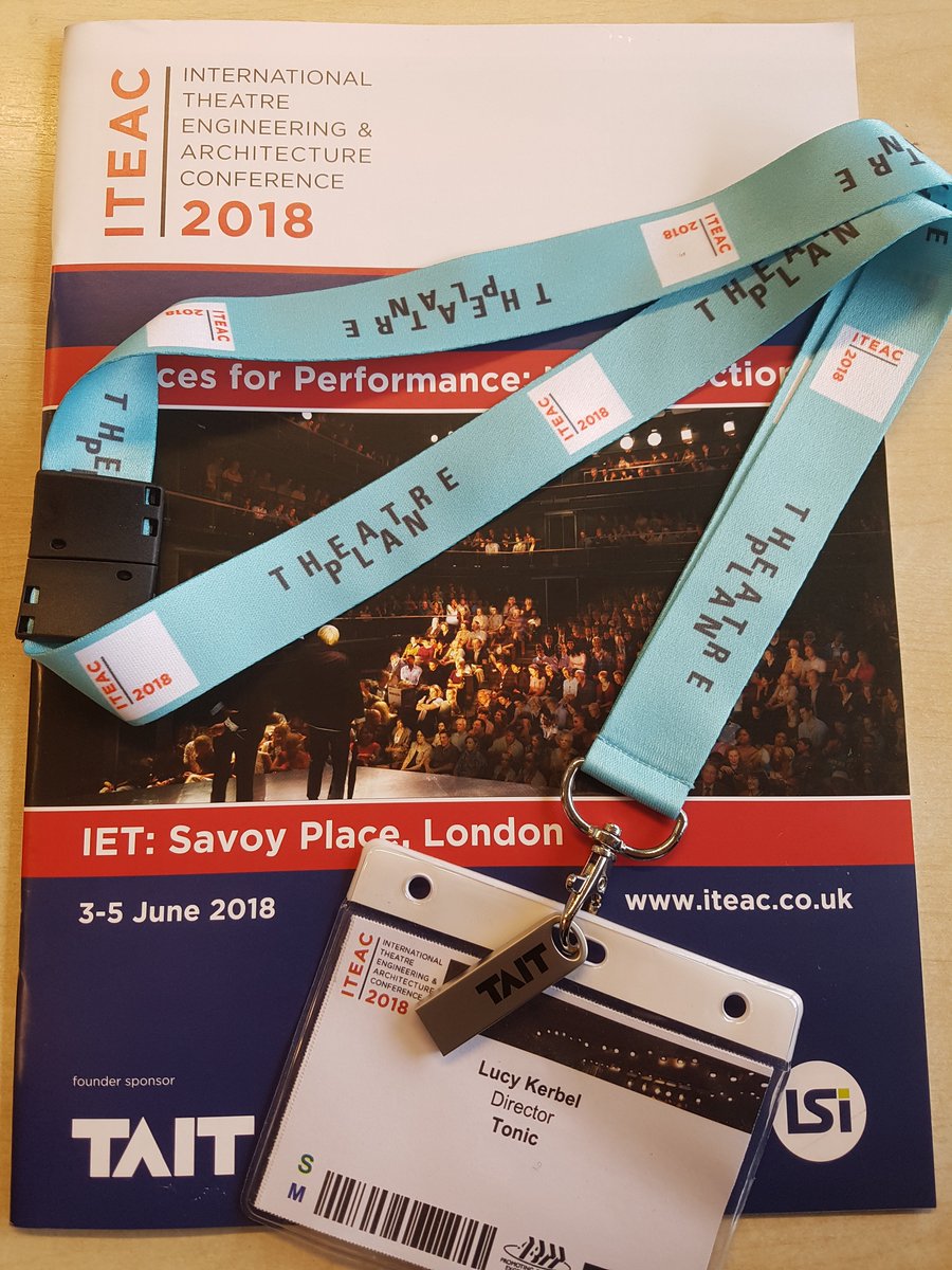 TonicTheatre's tweet photo. Our director @lucykerbel was @iteac2018 today, chairing two panels: Artistic Directors' Perspective with Louise Jeffreys @BarbicanCentre, @riaparry @TheNorthWall, @KarenaMJ @HoxtonHall; and Bodies in Space with Vicki Igbokwe @UchennaDanceCo, @CharlotteEdmon9, and Vanessa Kang. https://t.co/lqCx3Afdfr