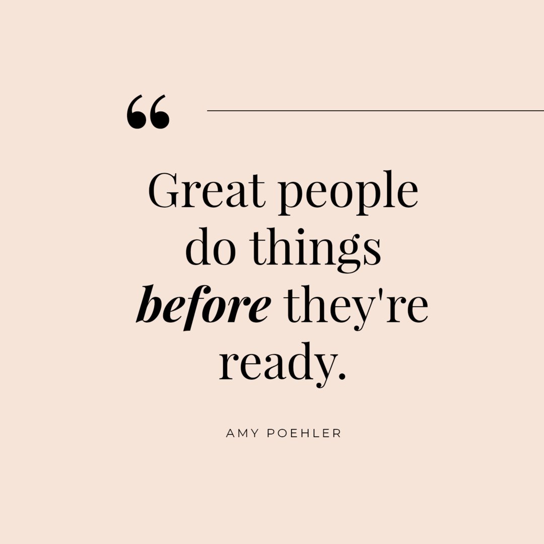 GoLiveHQ's tweet image. Amy Poehler is dishing out so much wisdom in this quote! So many people come to us and say they wish they could be doing their dream job. THEN GO FOR IT, GIRL! Start side-hustling your little heart out and learn to refine your craft as you learn it. #30daysofSC