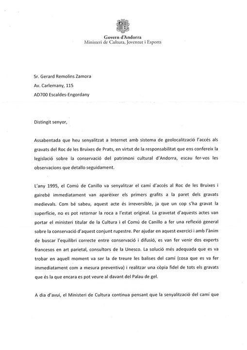 rgr_pirineus's tweet photo. La directora general de Cultura d'Andorra ens insta sota amenaça de sancions, a aturar tota activitat de difusió del Roc de les Bruixes i a eliminar qualsevol informació que haguem publicat. Curiosa pràctica política la de prohibir per fomentar el coneixement.  #seguim https://t.co/RUgn2fD40Z