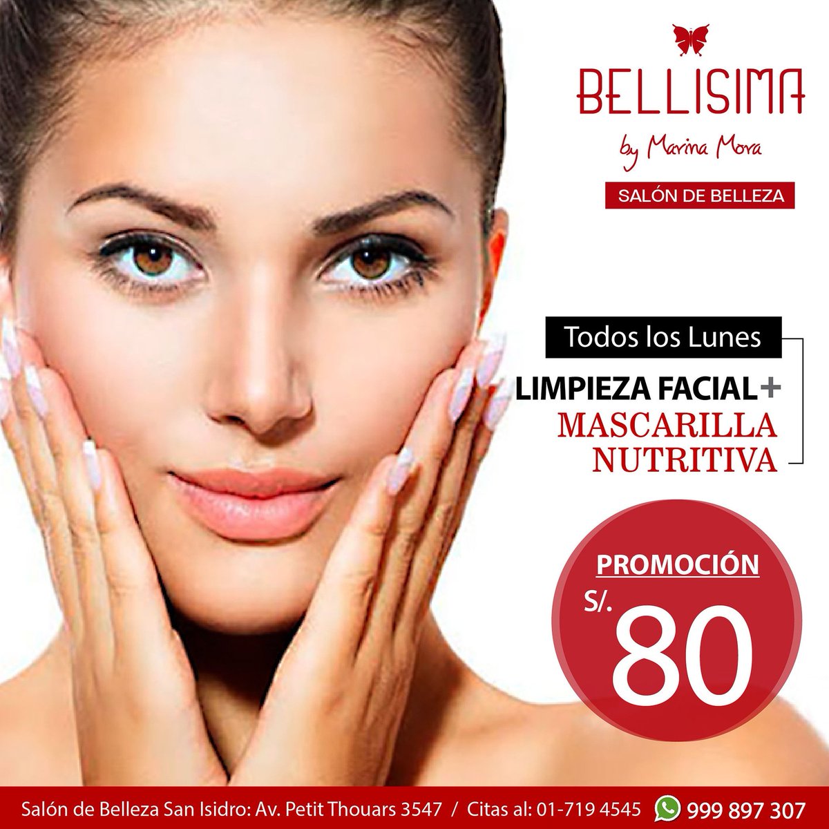 BellisimaOF's tweet photo. Bellisimas!!! Todos los Lunes estamos de promoción, Limpieza Facial + Mascarilla Nutritiva a solo S/ 80.00 😊 💆‍♀️💖🌷👩
Pueden visitarnos en nuestro salón de belleza de San Isidro: Av. Petit Thouars 3547, citas al 719-4545. Las esperamos. 😉
#bellisima #salondebelleza https://t.co/gXZboH0Tfr