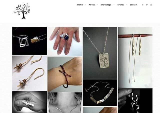 We love this revamp of Adamson Jewellery website, classy &amp; stylish,  it showcases Zoe’s amazing work. Check it out!ift.tt/2xG2oWZ #website #design #print #blackandwhite #jewellery #silversmith #silver #belper #derbyshire #webdesign #printers #shop #jewellerydesign #j…
