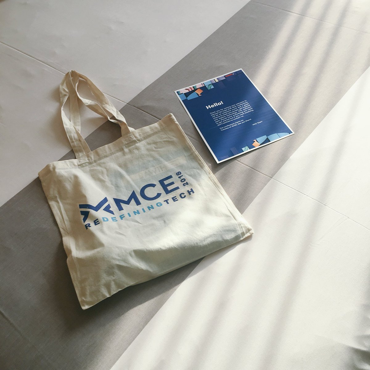 petetrainor's tweet image. I do love arriving at my hotel in beautiful #Warsaw to be greeted with my #MCE2018 pack... already being made to feel welcome &amp;amp; I’m super pumped to get on stage &amp;amp; tell an amazing story tomorrow morning. #redefiningtech