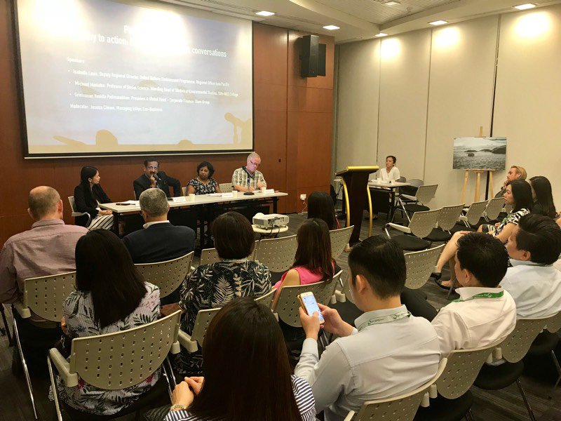 Olam's tweet image. Olam proud to be a sponsor of @ecobusinesscom&apos;s Changing Course campaign, as well as have Venkat speaking on the panel, ‘From Apathy to Action: How to shape the climate conversation’ #changingcourse #climatechange