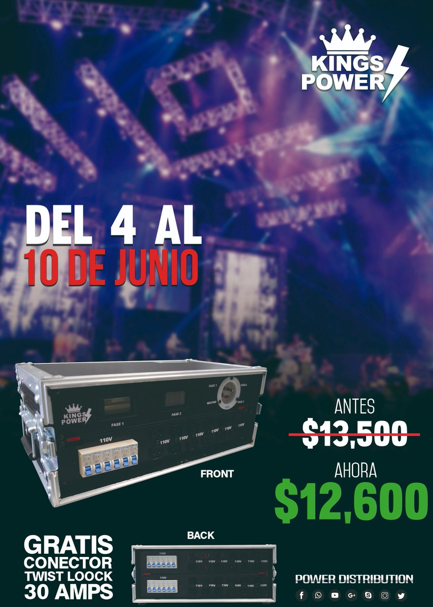 KingsPowerMTY's tweet image. Aprovecha nuestra promoción de la semana‼
✈Enviamos a toda la República Mexicana Y E.E.U.U.🇲🇽🇺🇲
☎+52 1 8115777899