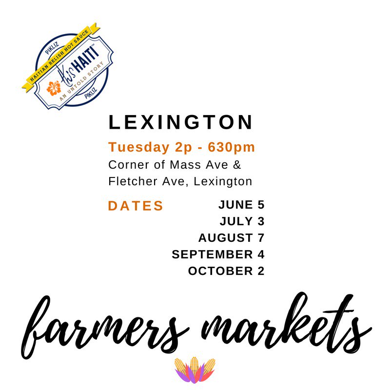 thisHAITI's tweet photo. See you at @LexFarmMarket  tmrw 2-630! We'll be sampling Haitian spicy slaw - pikliz - traditional Haitian condiment https://t.co/xjbVhFmr8X