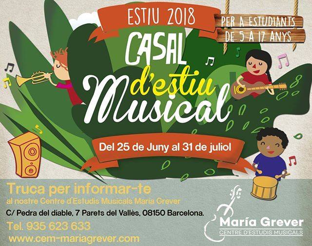MariaGrever's tweet photo. Ja tenim obertes les preinscripcions per al nostre Casal d’Estiu 2018 !! #Parets #ParetsdelValles #Casalestiu #Casald’estiu #cemmariagrever https://t.co/lZEjSPAXeK https://t.co/Tbqv771uhv