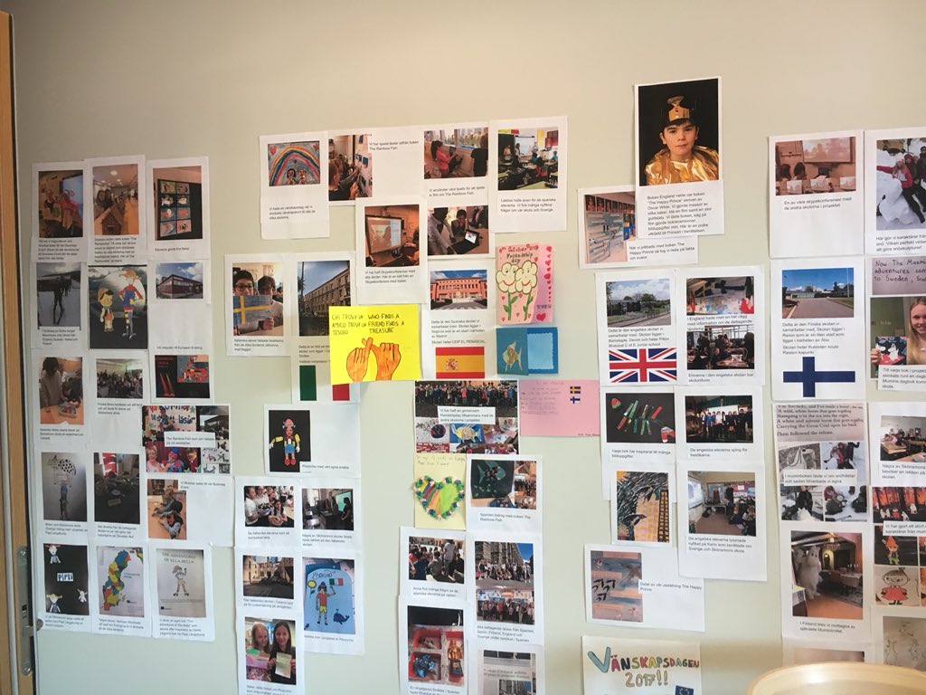 Lovely day at Skönsmons school in Sundsvall... working with the Erasmus plus project <a href="/arbetsro/">Skönsmons skola</a> #ErasmusPlus #GettingThereOnYourOwn