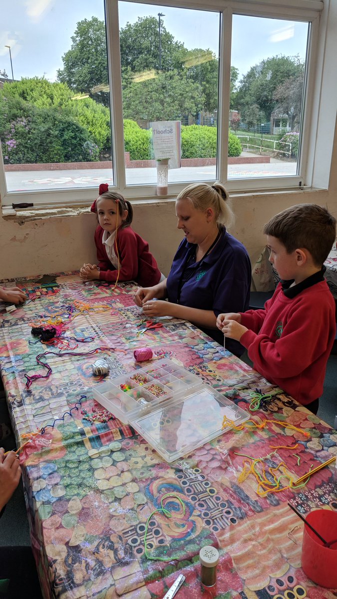 GHIL_ExtSchools's tweet photo. Our friendship bracelet making and sequin fish we've made tonight in After School Club! https://t.co/XmulqIQ58A