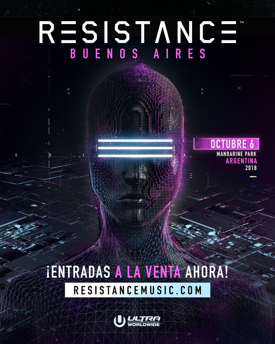 Las entradas para Resistance Buenos Aires ya están a la venta!

Comprar aquí: ResistanceMusic.com/tickets/buenos…