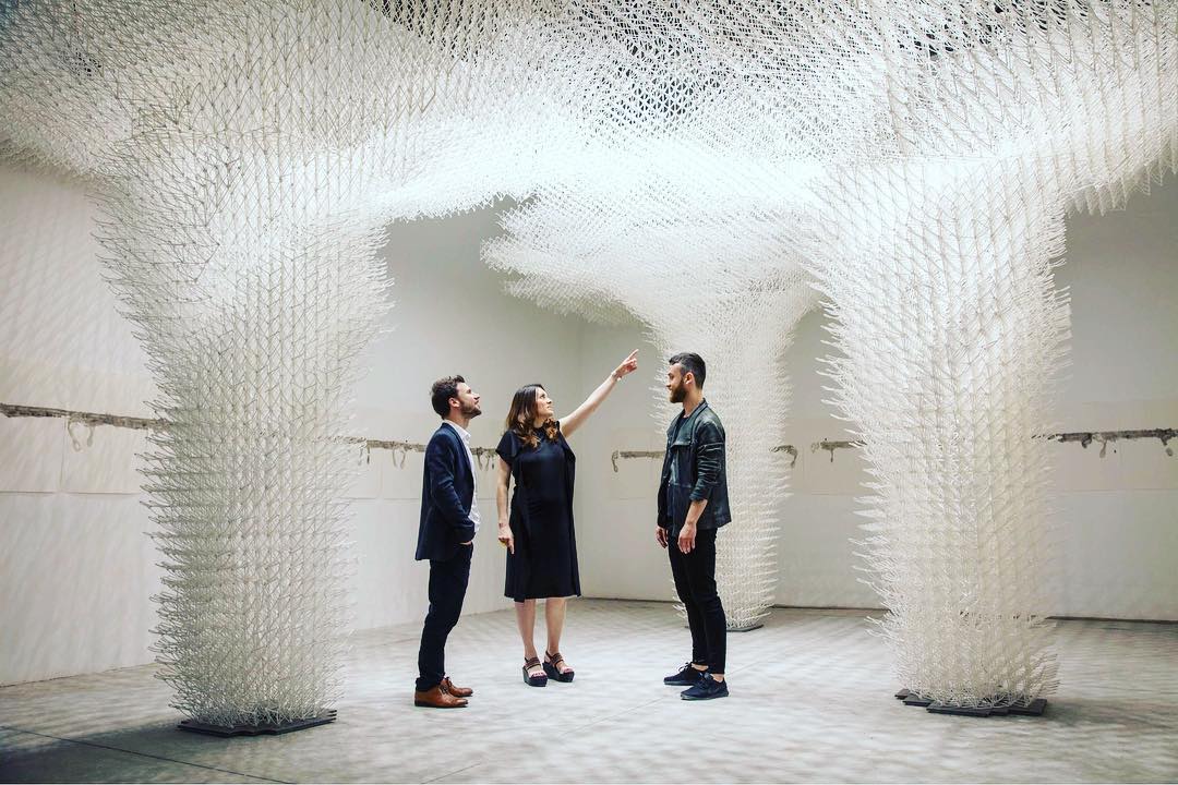 .<a href="/ai_build/">Aibuild</a>, a UK-based company developing advanced software and hardware for large-scale, unveiled a #3dprinted installation at La Biennale di Venezia <a href="/la_Biennale/">La Biennale di Venezia</a> ow.ly/IGiI30khuFy #BiennaleArchitettura2018 #CloudPergola Photo: <a href="/luke_hayes/">Luke Hayes</a>