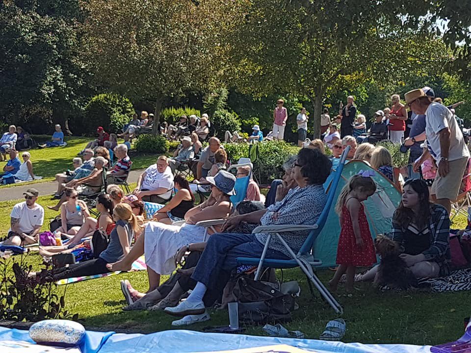 CancerCareLocal's tweet photo. Massive thanks to @VoceOfficial  and the people of Barrow and Furness for raising an amazing £1,337.15 for CancerCare.
Voce kindly staged a free concert at Barrow Park on Sunday, June 3, as part of their 10th anniversary tour @NWEMlive @barrowparkcafe @neiltownsend8 @BBC_Cumbria https://t.co/fWNumjvgvw