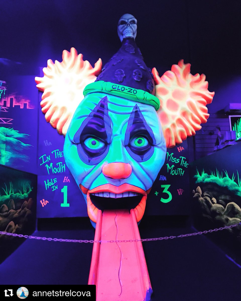 Monster Mini Golf- Miramar on Twitter: "Glo-Zo is our favorite clown! Can  you guys name any famous clowns?✨🤡🤡🤡✨ 👇🏽Comment below👇🏽 • #Clown  #Monday #Gun #Comments #Blacklights #Glow #Play #Monsterminigolf #Fun #Kids  #Kidsatheart #