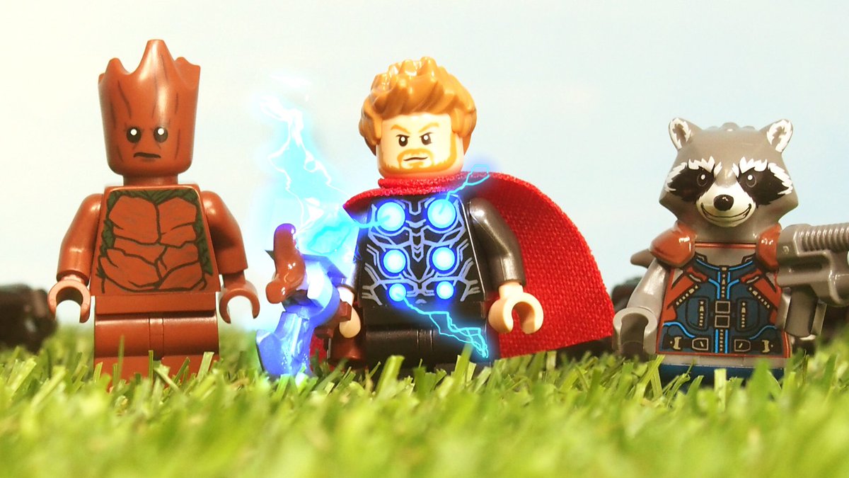 lego thor rocket groot