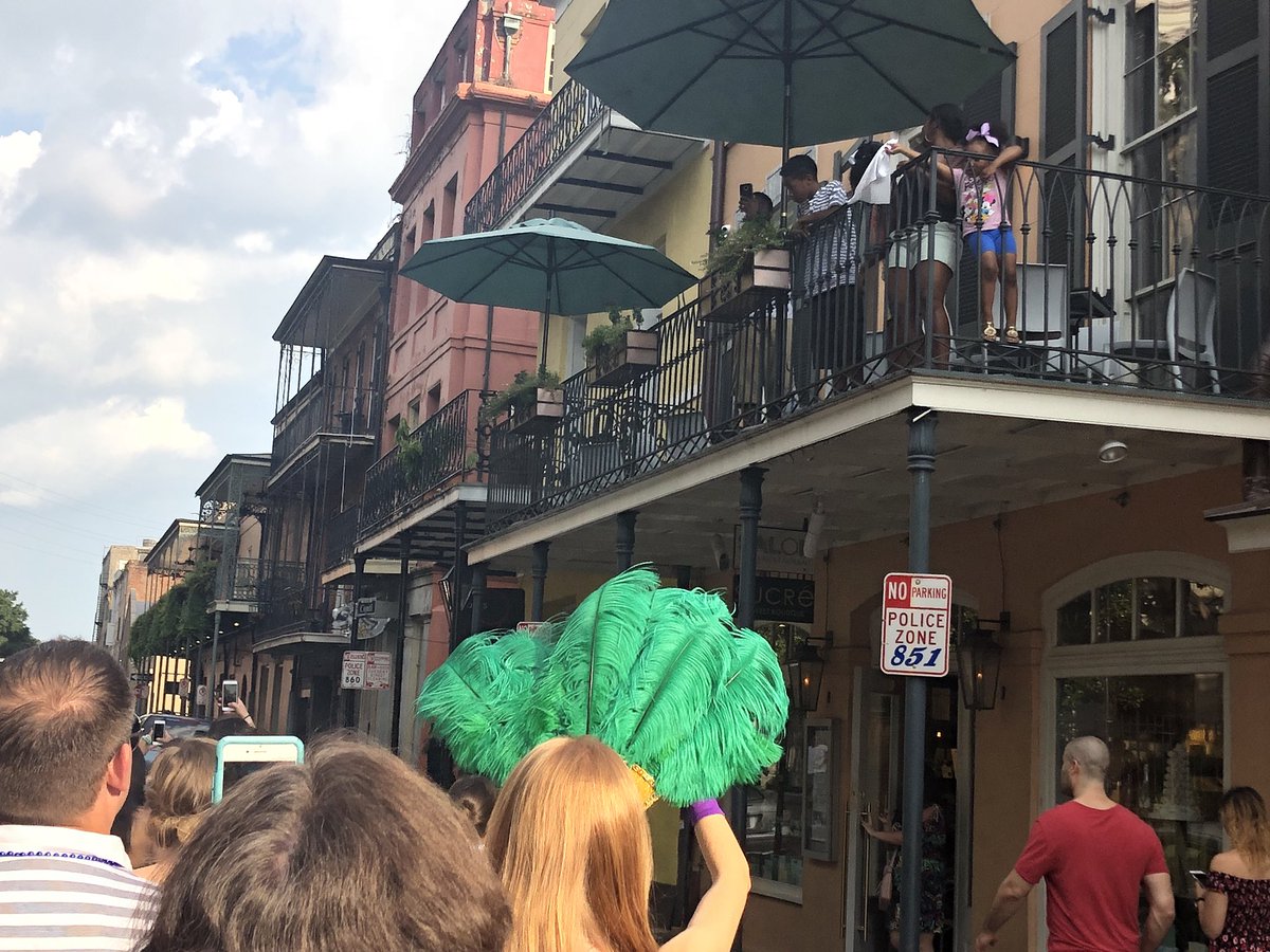 DodieStephens's tweet photo. Can we Second Line again? ✨Maybe to lunch or afternoon sessions? Just a thought #PRSAtravel #OneTimeInNOLA https://t.co/T1uMpth61a