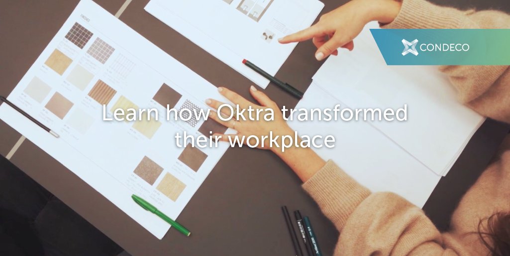 Successful Workplace transformation takes Communication, Innovation and Dedication <a href="/CondecoUK/">Condeco UK</a> #DeskBooking #CondecoConnect <a href="/Oktra__/">Oktra</a> #OktraMoments hubs.ly/H0cn-8r0