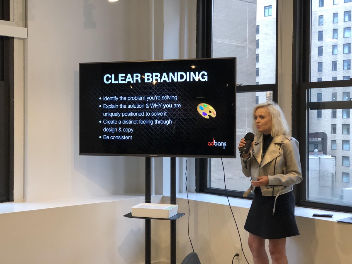 Ventureneer's tweet photo. #FemaleFounder,@thekelseycole, of @adbanknetwork passion, trustworthiness, sincerity, &amp; ability to tell a clear &amp; compelling story helped #ICO campaign succeed raising $14 M https://t.co/1EtlNTnhIM #VentureCash  #cryptocurrency #blockchain https://t.co/dDS9mfM9TH
