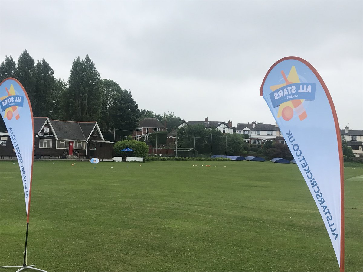 All set up for All Stars 1st session!! #BigMoments #AllStarsCricket #20futurestars