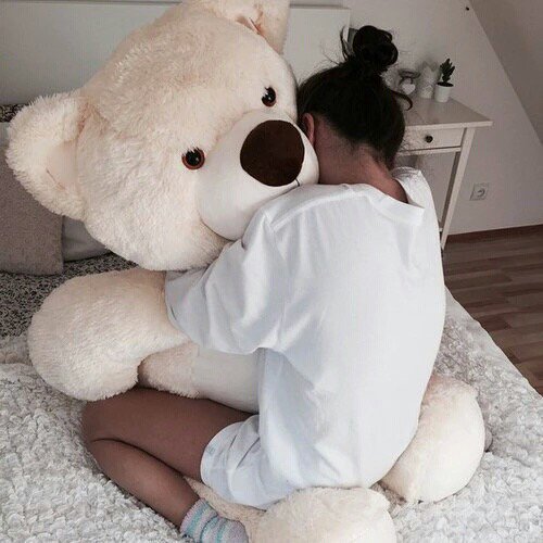 stuffdifferent's tweet image. Every girl wants a giant #teddybear 🐻💕
