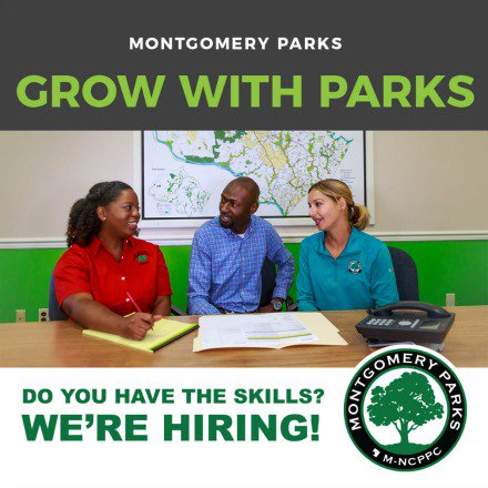 MontgomeryParks's tweet photo. We are hiring a Division Chief for our Park Planning and Stewardship Division. Apply now and grow with parks!: https://t.co/75DCPB7XsQ. #GrowWithParks https://t.co/fDZ2c5wJ8I