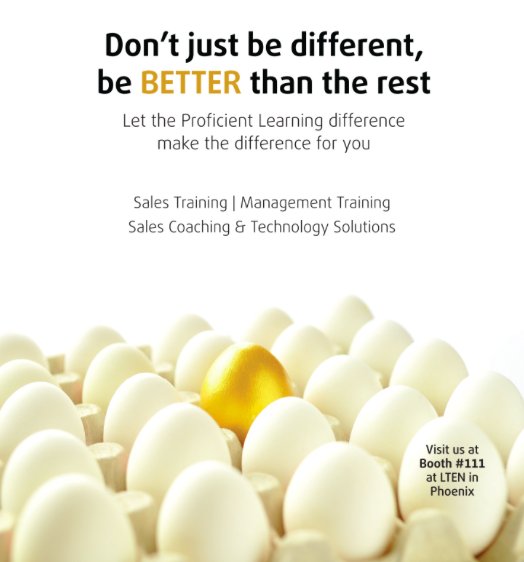 ProficientLearn's tweet image. That's us in @yourLTEN #LTEN Focus on Training magazine this Summer issue! See you next Monday at @JWDesertRidge #Phoenix for the most awaited #LTEN2018! #BeBetter bit.ly/2LmD75M