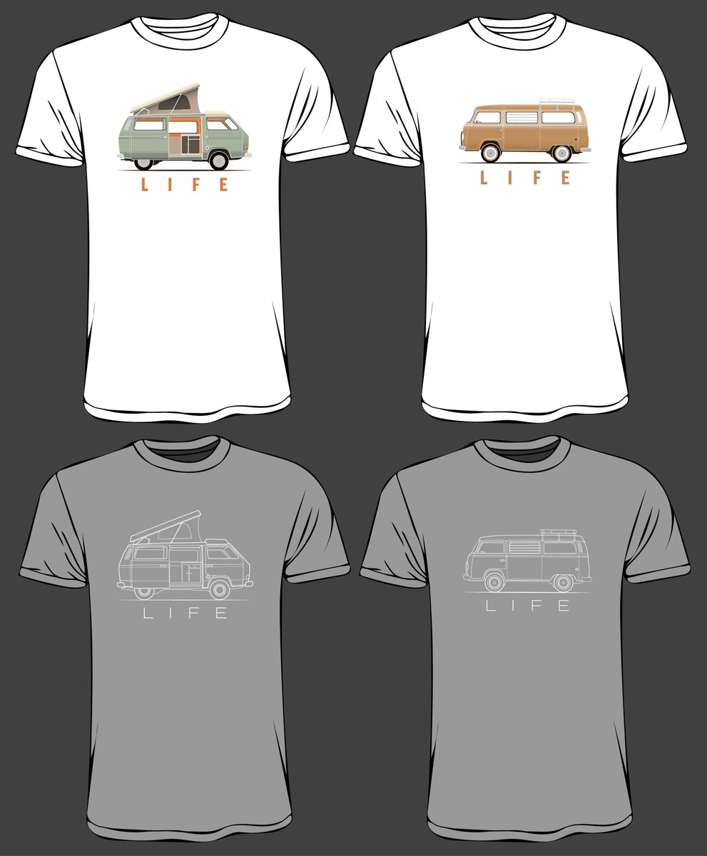 DetoursDerrik's tweet photo. Just realesed these new Van Life T Shirts:
https://t.co/nLTqAqe9Md 
#vanlife #vanagon #homeiswhereyouparkit #vanlifers #vanlifediaries #VW  #campervan #glamping #nomad https://t.co/3PNJ2bI56E