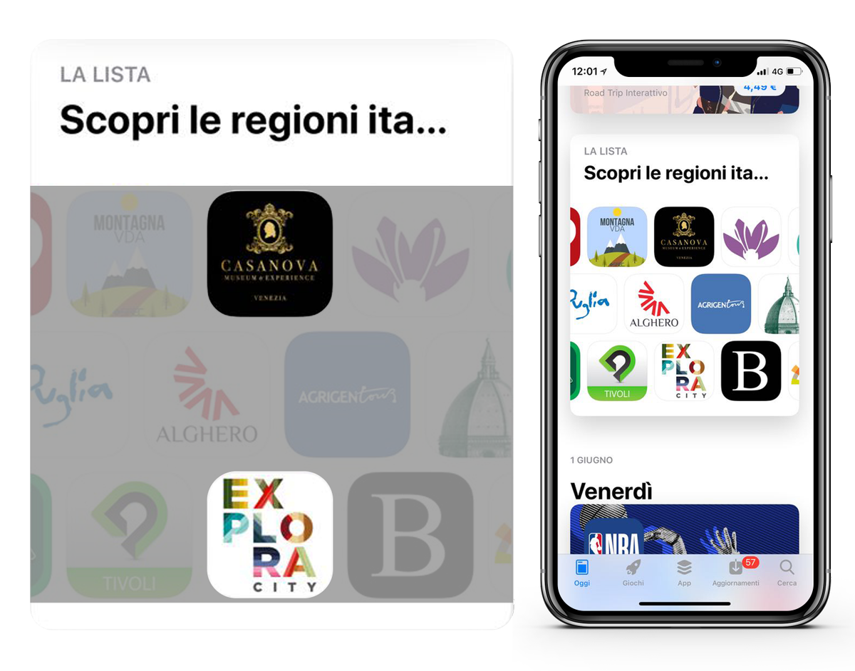 "Scopri le regioni italiane" due app di ETT selezionate dall'App Store: #Exploracity e #CasanovaMuseumAndExperience. Un riconoscimento importante per la nostra attività di valorizzazione del patrimonio culturale italiano attraverso le nuove tecnologie itunes.apple.com/it/story/id138…