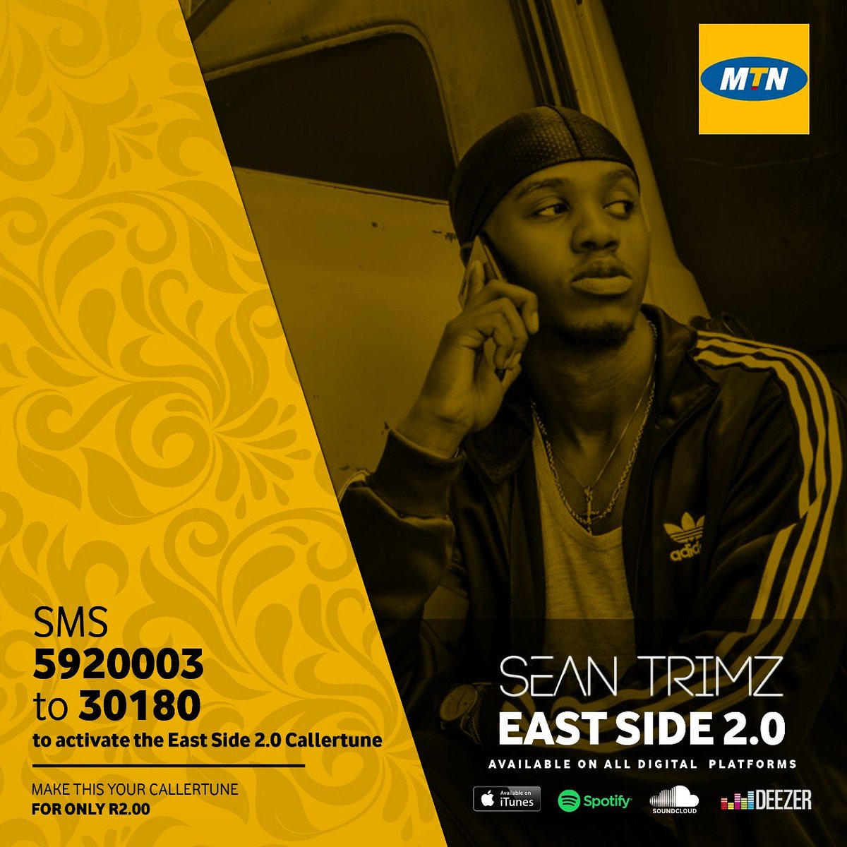SeanTrimz's tweet image. To all my people using MTN, get that Eastside 2.0 callertune NOW 🔥🔥

Eastside 2.0 out now 🔥🔥
Available on digital platforms and audiomack 🎧💽🔥🔥

Audiomack link: 
audiomack.com/song/sean-trim…