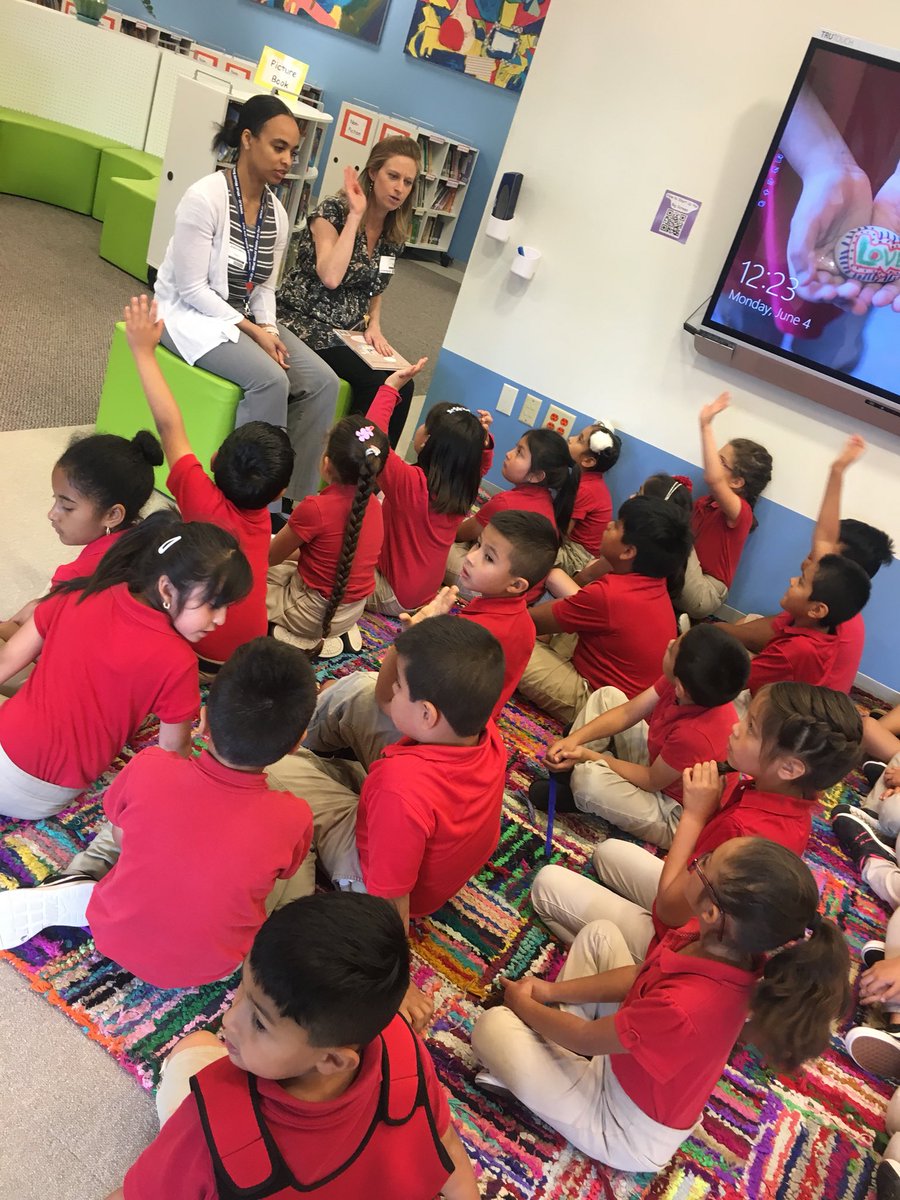 inroom116's tweet photo. Our local librarians came to visit us! Let’s do this summer reading challenge! #msoctx https://t.co/QPXHrsmreh