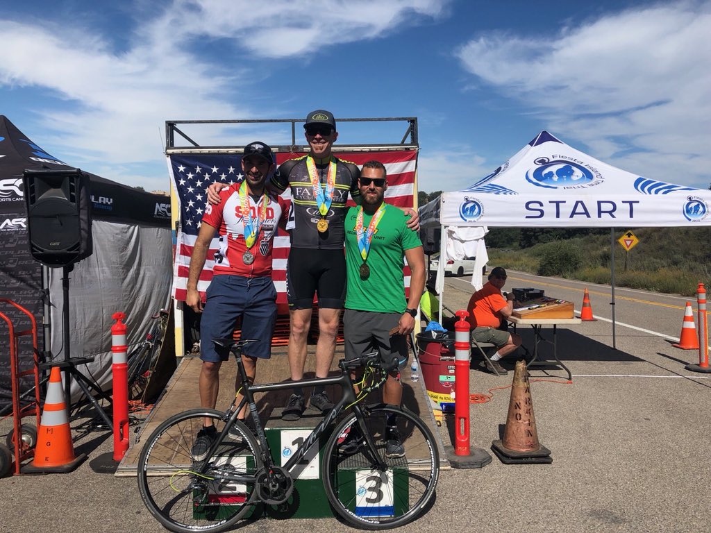 sbcountysheriff's tweet photo. 🥇🥈🥉Gold Medal winners SBCSD’s Tactical Athlete “A” team, Silver Medal winners SBCSD’s Tactical Athlete Senior Team. Female half marathon competitors! Det Alex Collins w/ bronze in the Hill Climb, &amp; Det Tim Jackson takes  silver in the Toughest Competitor Alive “Individual” https://t.co/k6AGKASldF