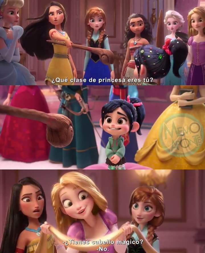 PrincessInfo1's tweet photo. Todos coincidimos con que ésta es la mejor parte del trailer de #WIFIRALPH no? https://t.co/CB7XW8uxDt
