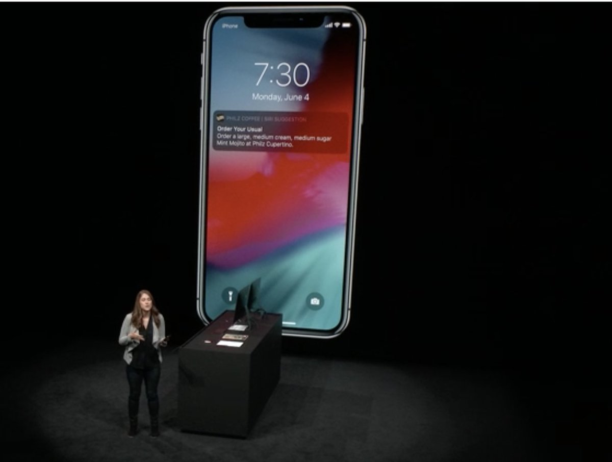 Jon4Lakers's tweet photo. iOS 12: Siri gets shortcuts.  Me "Hey Siri, open Google Assistant." https://t.co/uJvMKdPtqI