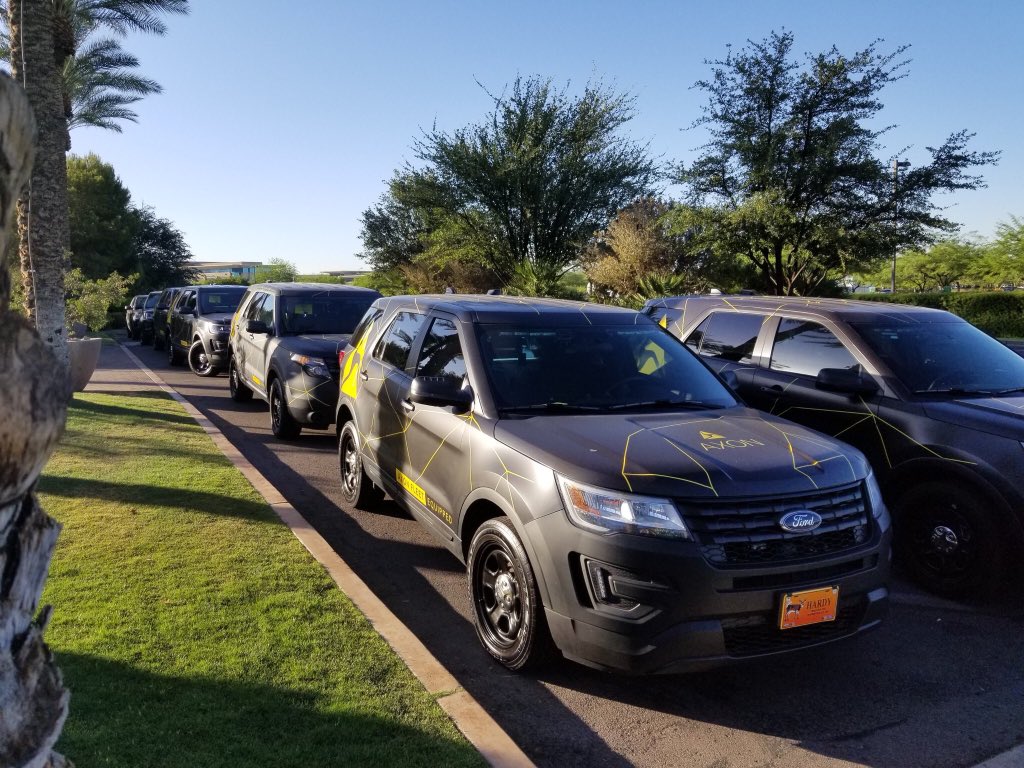 Got a lift into work this morning in one of our Axon Fleet vehicles, very cool! <a href="/axon_uk/">Axon</a> <a href="/Axon_EMEA/">Axon</a>