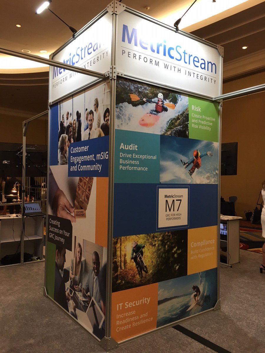 Don’t miss the MetricStream experience center at the #GRCSummit 2018!