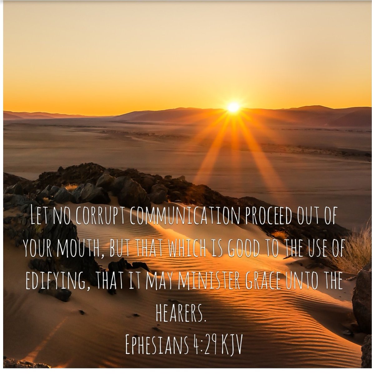 Be careful of the power of the tongue. Blessed evening ahead.