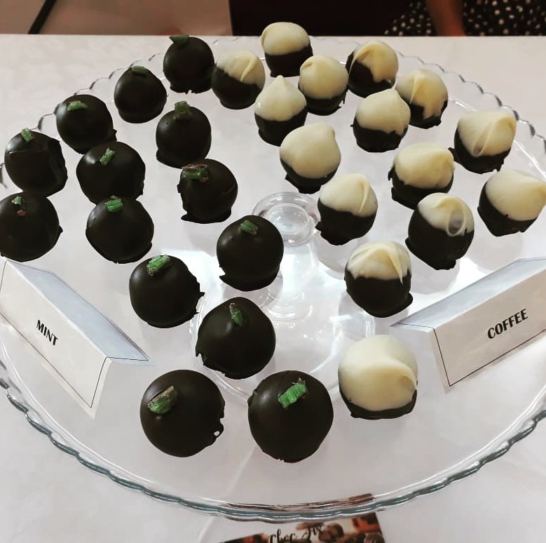 Choc_Fix's tweet image. What is your favorite chocolate truffle - coffee or mint?