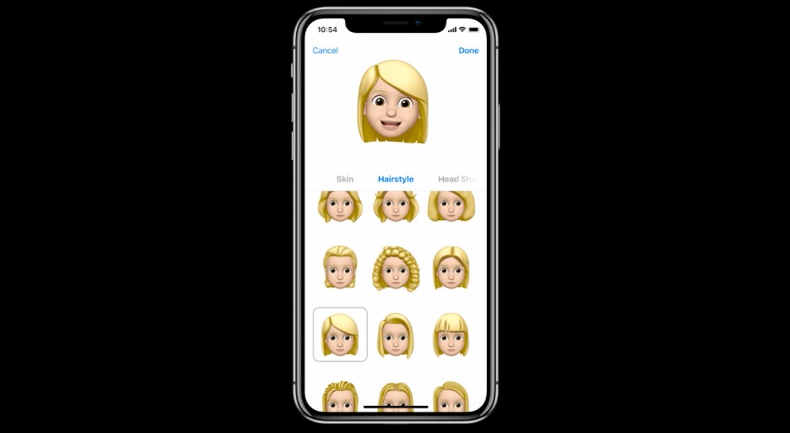 XpandGroupCo's tweet photo. #Memojis can be used  live for Camera messages. Now Apple let's people be as creative as they want. #WWDC18 https://t.co/UIS842llwa