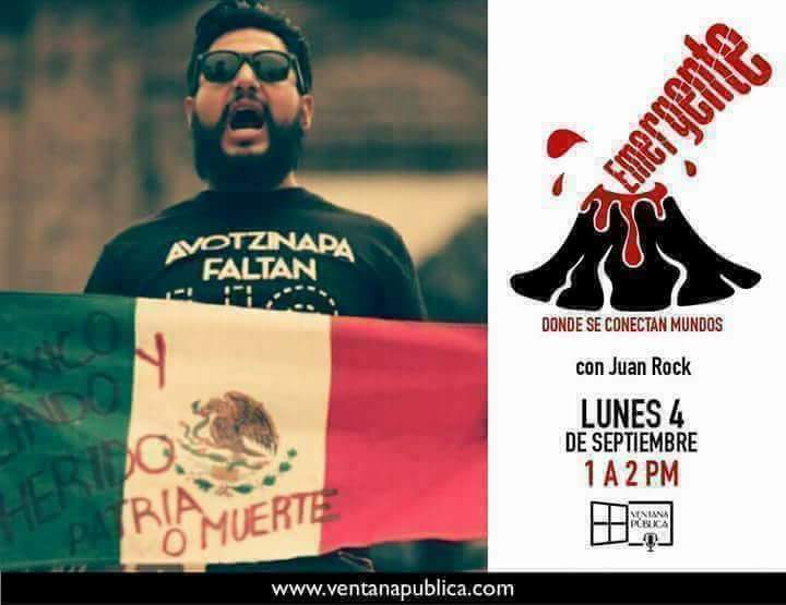 Ya estamos al aire en "EMERGENTE" con Juan Rock y Brisna P Hernández. Escúchalo todos los lunes de 13 a 14 hrs. por @VentanaPublica1 #LaRadioSocialdeMexixo <a href="/_VentanaPublica/">Ventana Pública</a> y desde nuestro sitio ventanapublica.com.mx