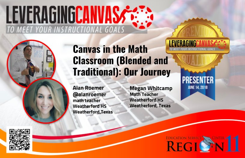 Pre-calculus in Canvas? You bet!  Want to find out more? Join <a href="/alanroemer/">Alan Roemer</a> and Megan Whitcamp at Leveraging Canvas on June 14th <a href="/ESCRegion11/">ESC Region 11</a>! bit.ly/2HzVCSV #LeveragingCanvas #NTXCUG #URockEDU