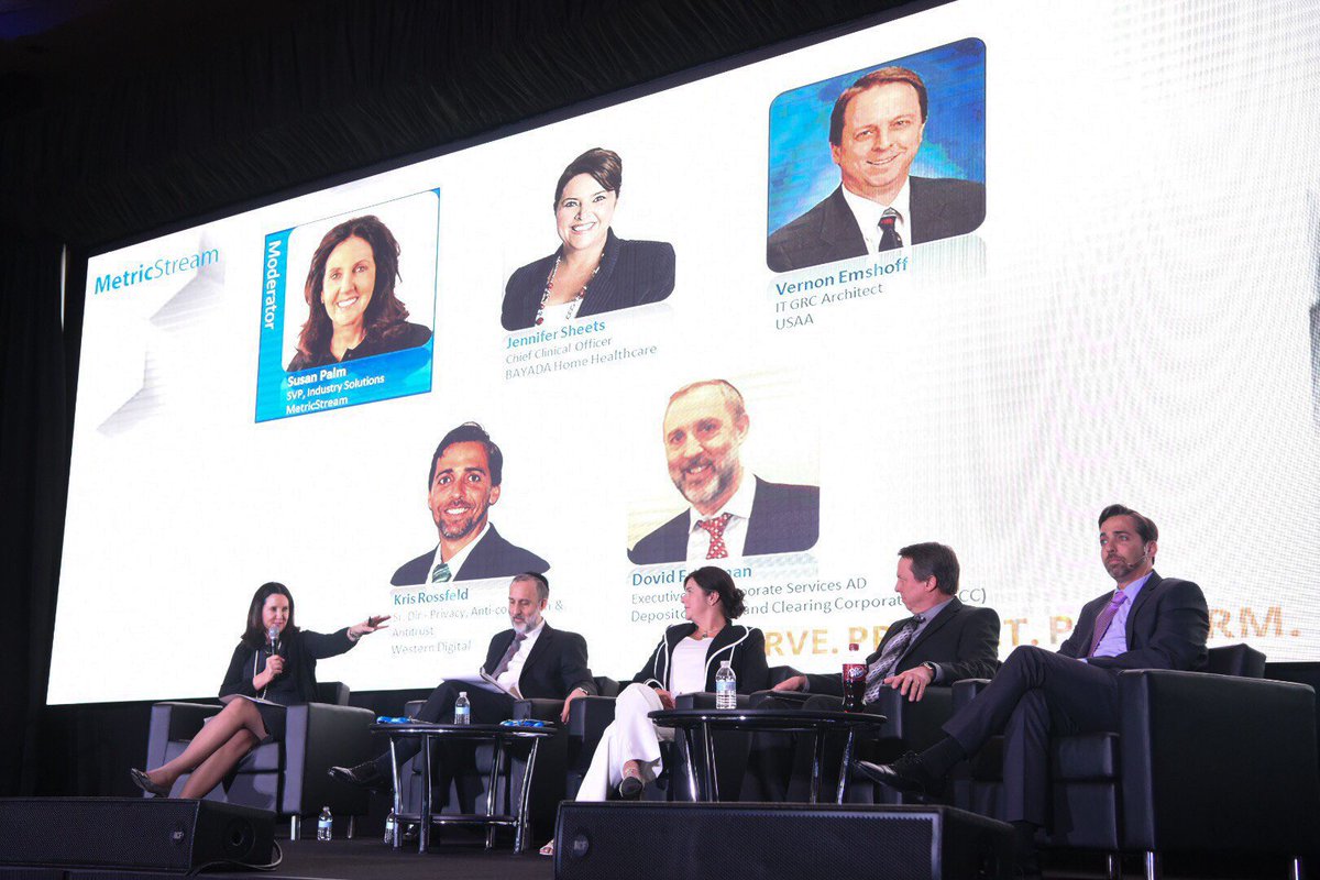 Live now: #Paneldiscussion on building an integrity-based #GRCprogram that supports your corporate culture, by leading #GRC experts at the #GRCSummit 2018. Watch it here: bit.ly/2xFjXXb