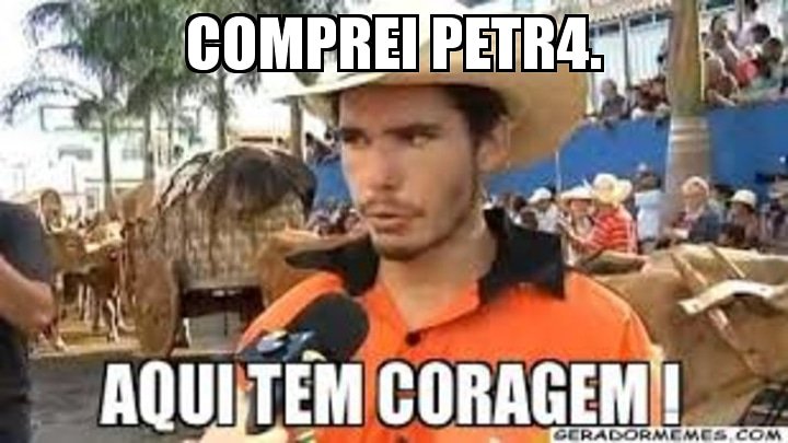 BovespaZ's tweet photo. 80% é da carteira é PETR4
#OrestoÉPETR3
#Pedro&amp;BinoTrader #PercoParenteMasNãoPercoTrade #EuAindaAcredito #OuEuSouLoucoMesmo https://t.co/6nYD8lDgdd