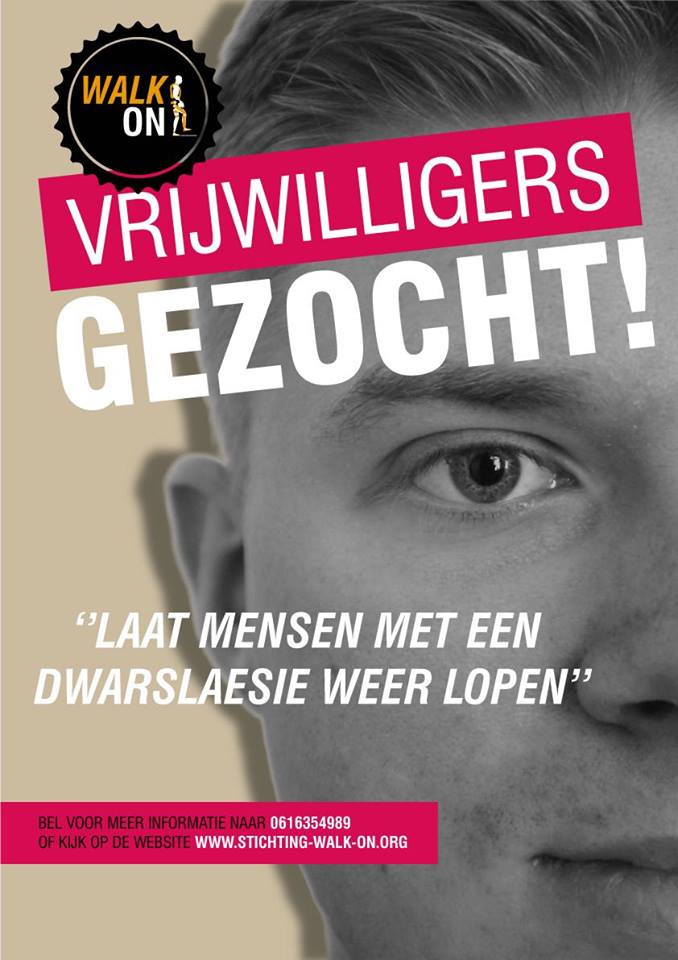 Vanuit stichting Walk On zijn wij op zoek naar een  communicatiespecialist (8 uur per week). Je bent verantwoordelijk voor  het ontwikkelen van een strategisch communicatieplan en -beleid en je  organiseert activiteiten. Nieuwsgierig naar deze functie? Neem dan contact met ons op
